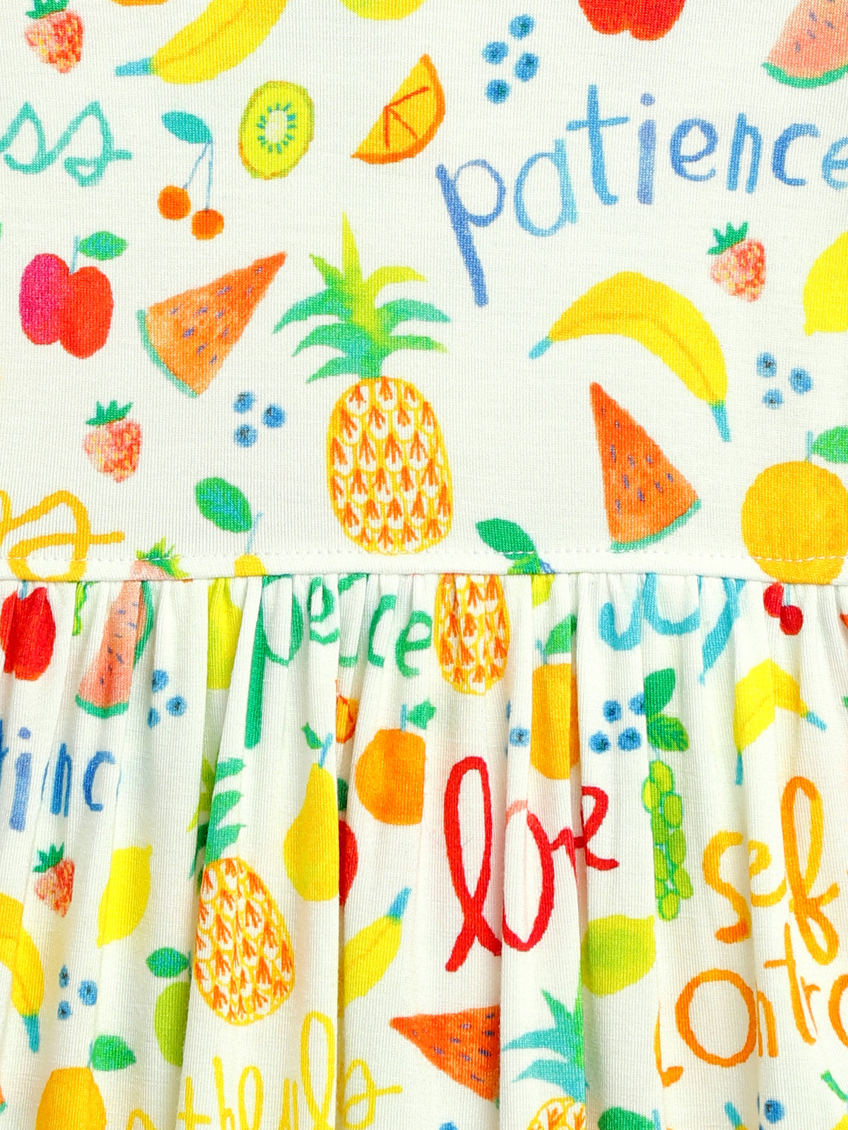 Fruit of the Spirit Short Sleeve Twirl Dress Bodysuit Cotton