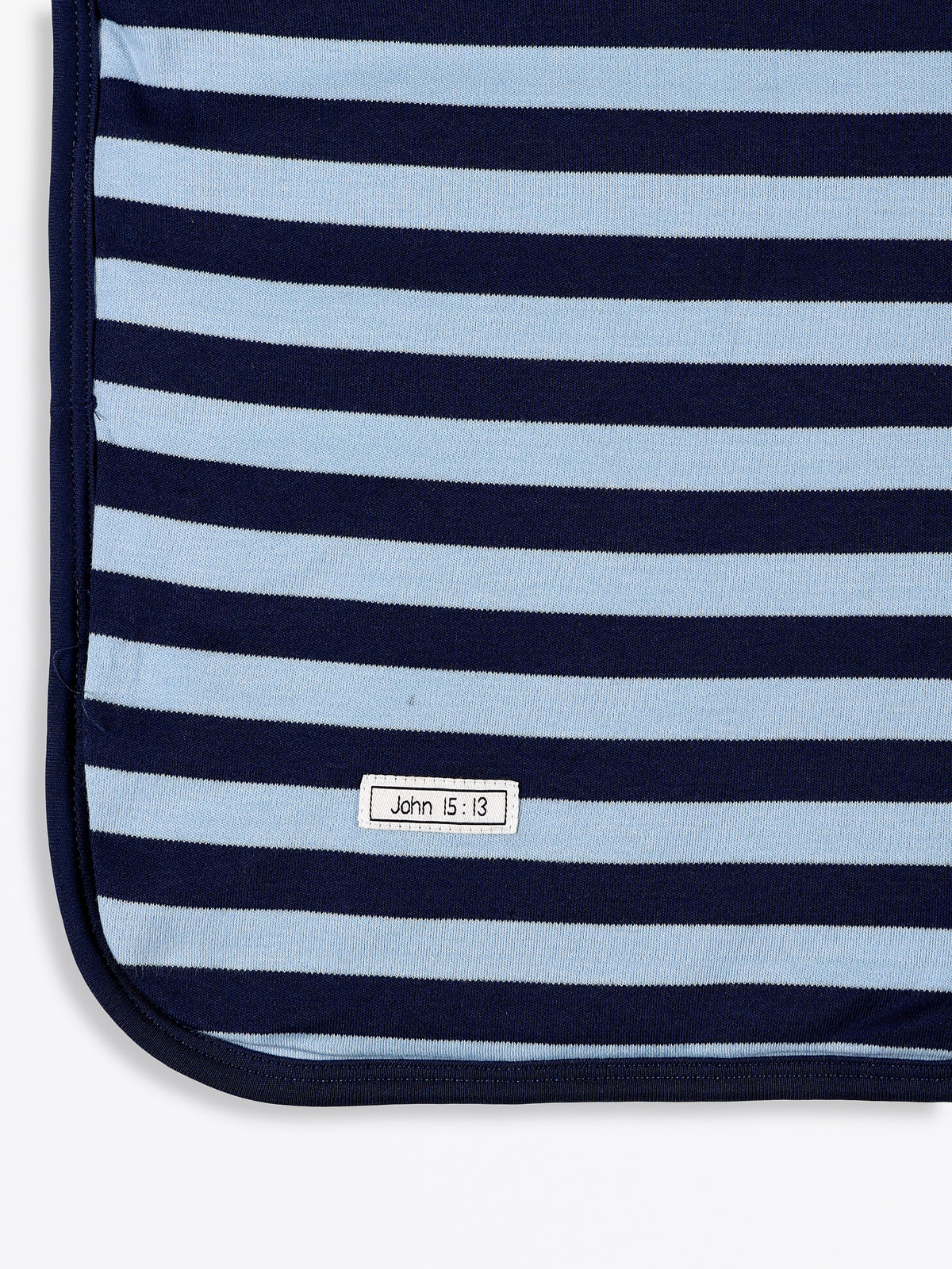 No Greater Love Blue Blanket Cotton