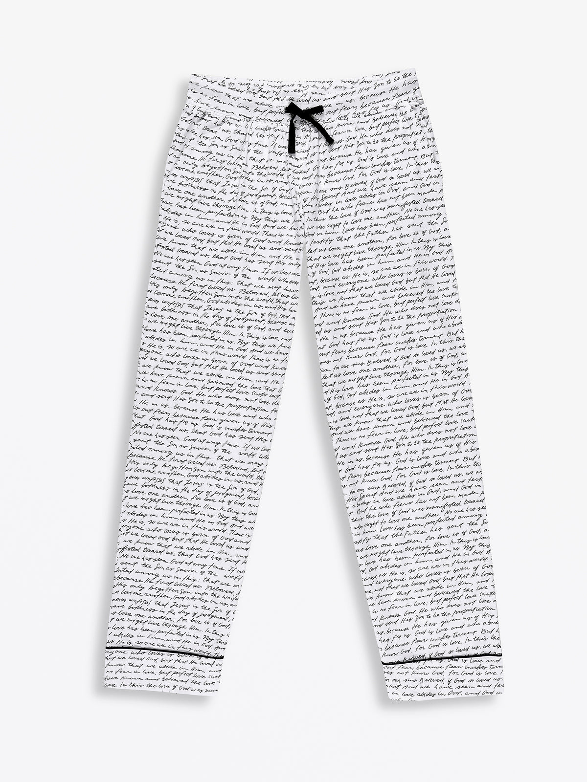 Love One Another Womens PJ Notch Collar Set Cotton