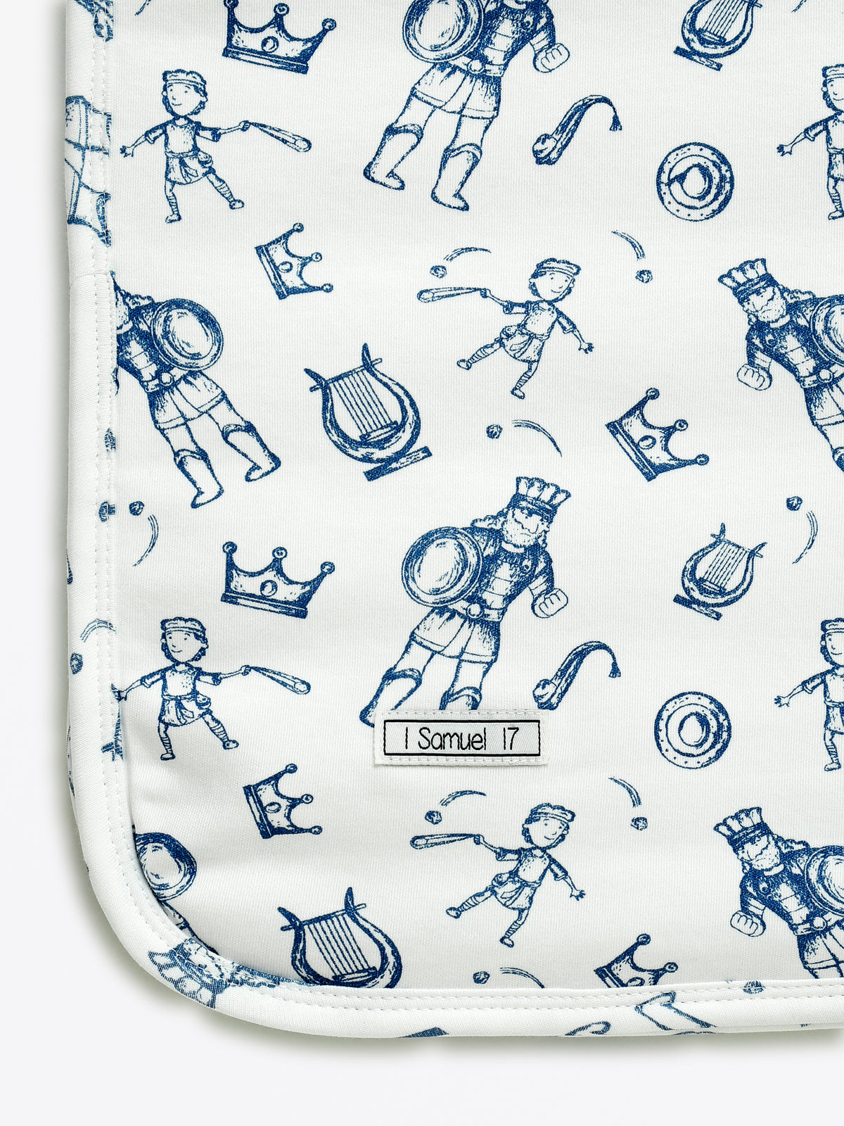David & Goliath Blue Blanket Cotton