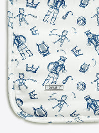 David & Goliath Blue Blanket Cotton