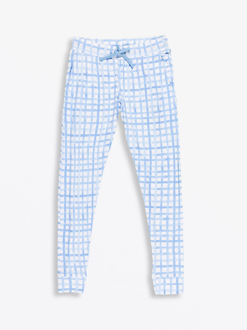 The Risen Son Womens PJ Short Sleeve Jogger Set Bamboo
