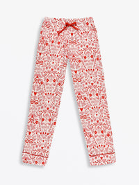 No Greater Love Pink Women's PJ Notch Collar Set Bamboo