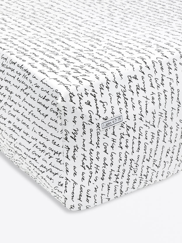 Love One Another Bedsheet Cotton