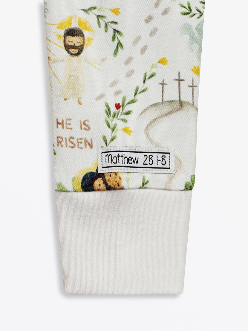 He Is Risen PJ Long Sleeve Set Cotton