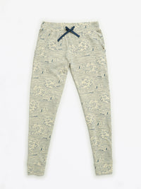 Walking on Water Womens PJ Jogger Set Ribbed Cotton/Bamboo Blend