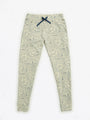 Walking on Water Womens PJ Jogger Set Ribbed Cotton-Bamboo Blend