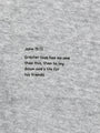 Kids Heather Gray Prayer Pocket T-Shirt | Long Sleeve