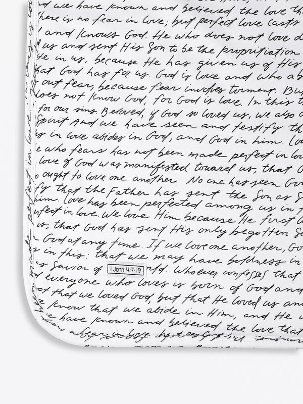 Love One Another Blanket Cotton