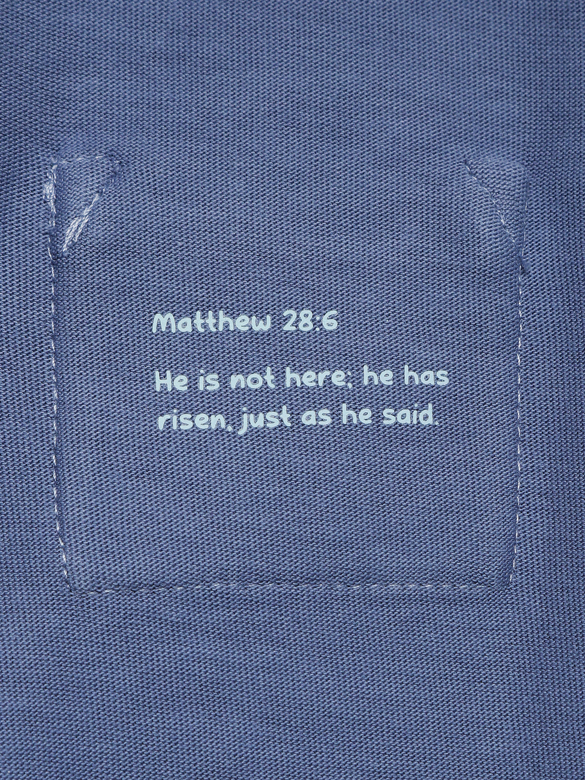 Baby Infinity Prayer Pocket T-Shirt Cotton | Short Sleeve