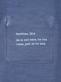 Baby Infinity Prayer Pocket T-Shirt Cotton | Short Sleeve