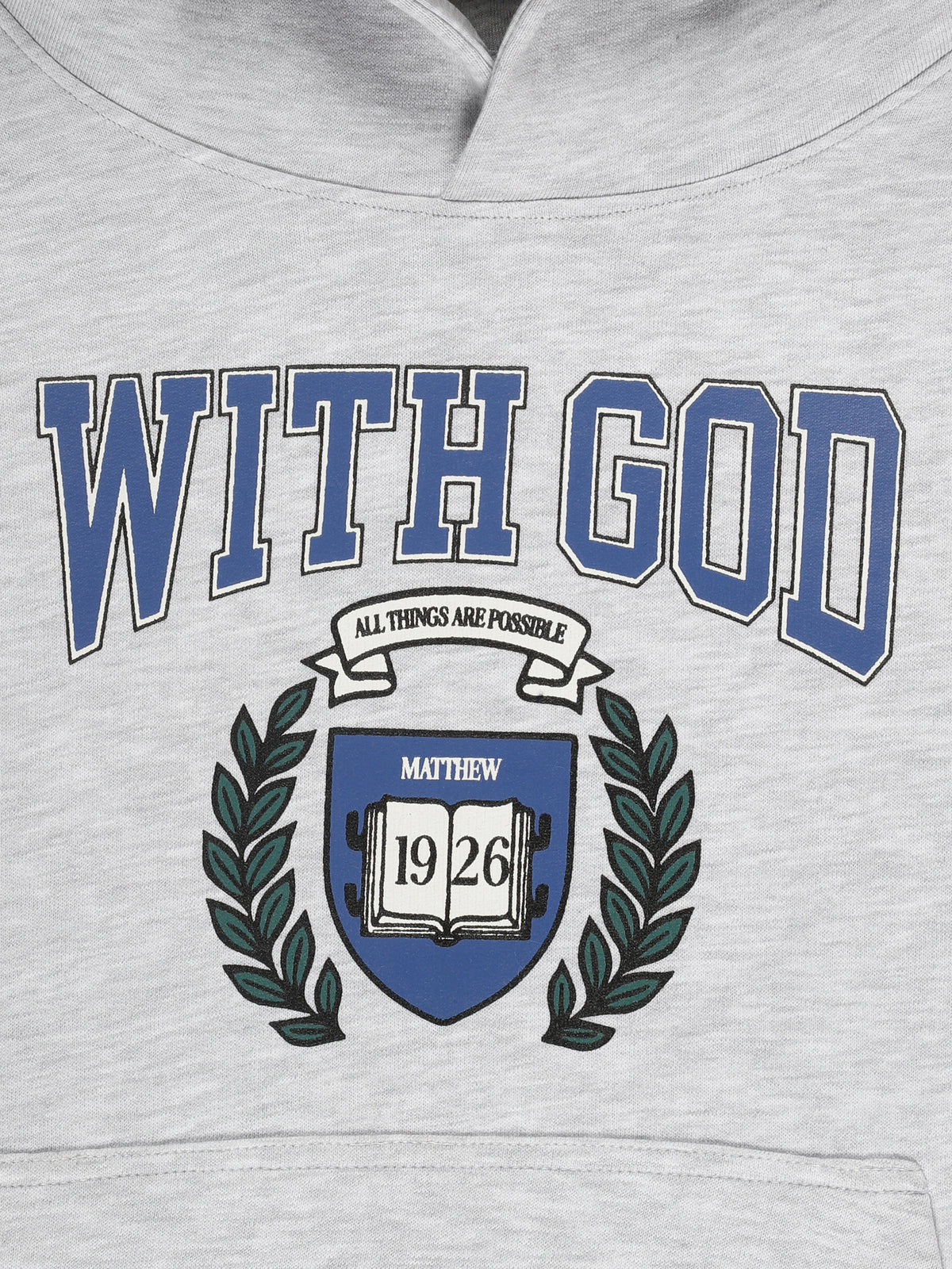 With God Fleece Hoodie