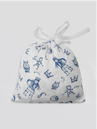 David & Goliath Blue Bedsheet Cotton