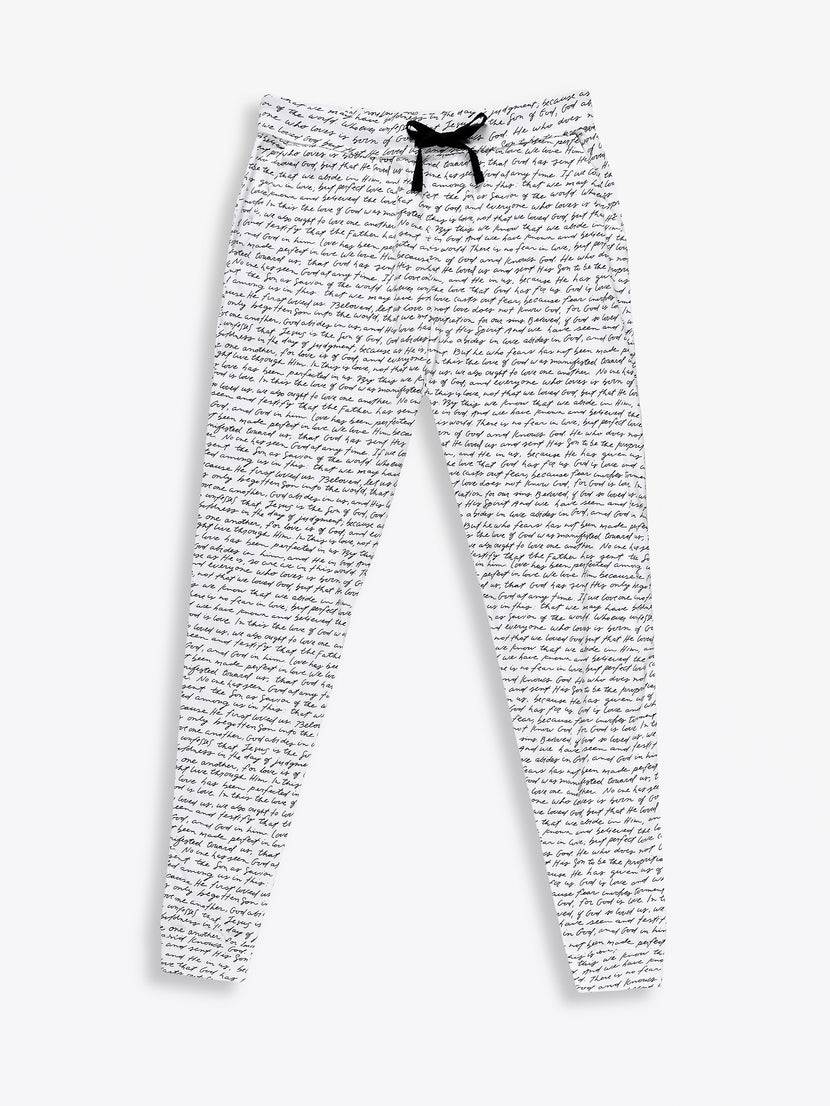 Love One Another Mens PJ Set Cotton