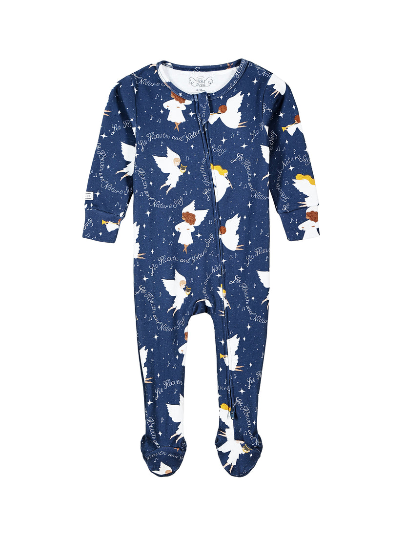 Heaven & Nature Sing PJ Footed Onesie Cotton
