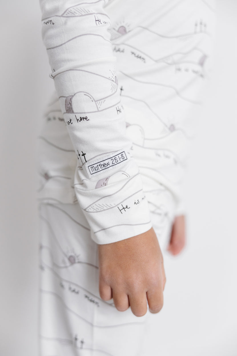 Early Sunday Morning PJ Long Sleeve Set Bamboo