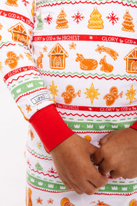 Sweet Baby Jesus Christmas PJ Long Sleeve & Pants Set Bamboo