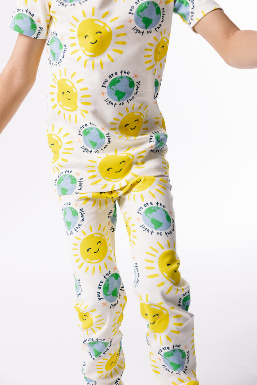 Light of the World Short Sleeve Set Cotton
