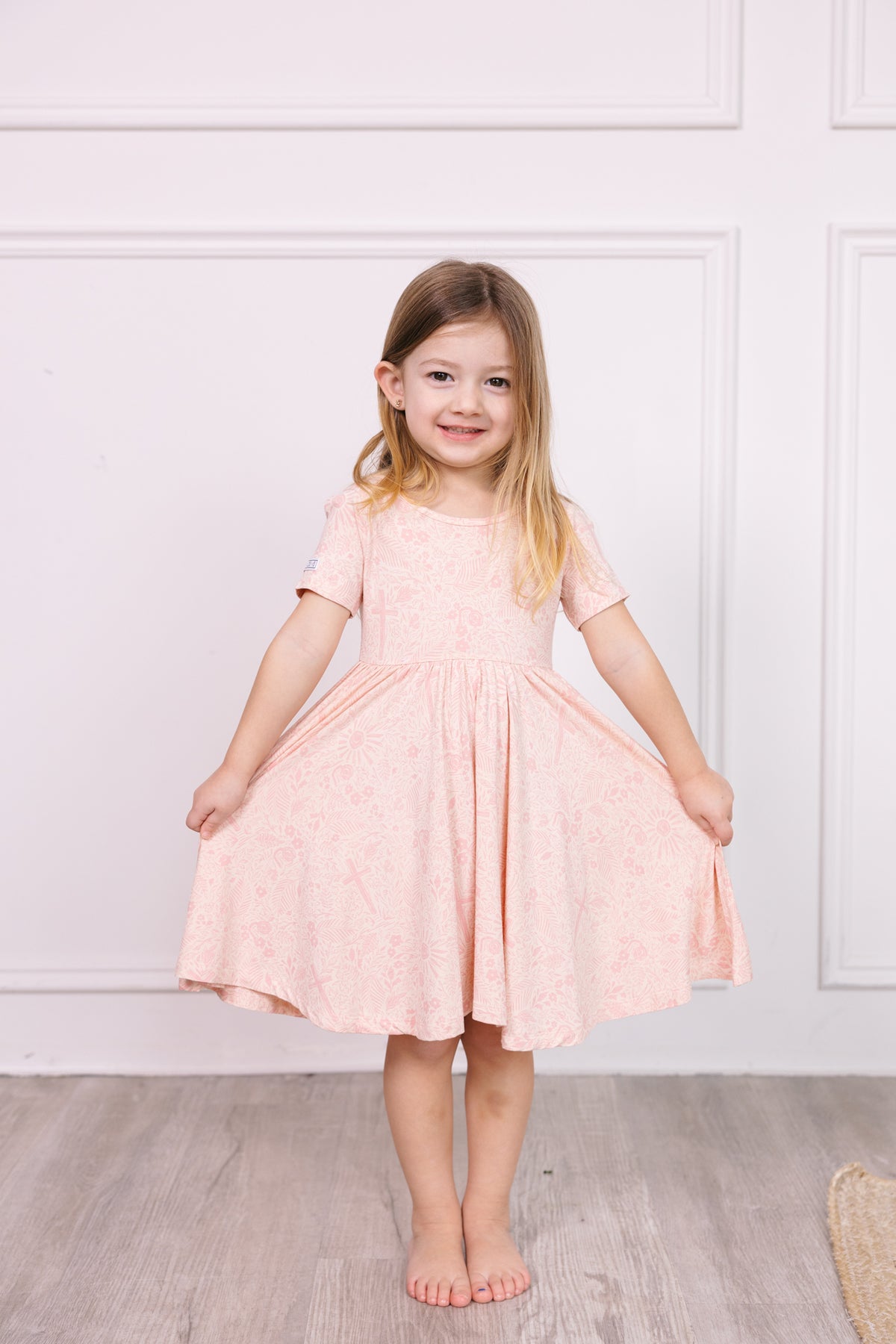 Salvation Garden Pink Twirl Dress Bamboo