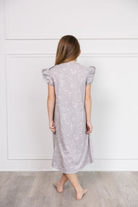 Salvation Garden Grey PJ Nightgown Polyester