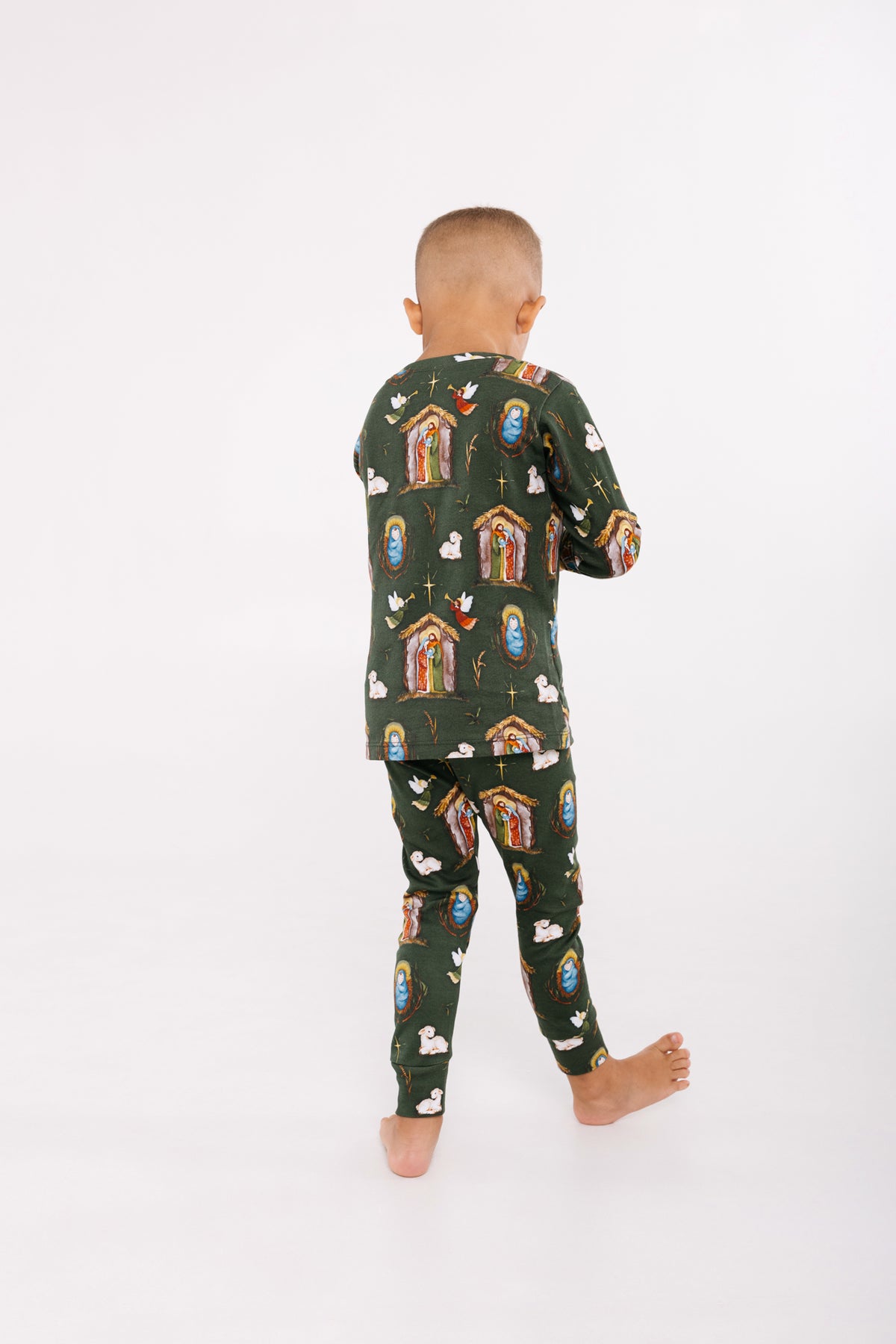 Prince of Peace Christmas PJ Long Sleeve Set Cotton