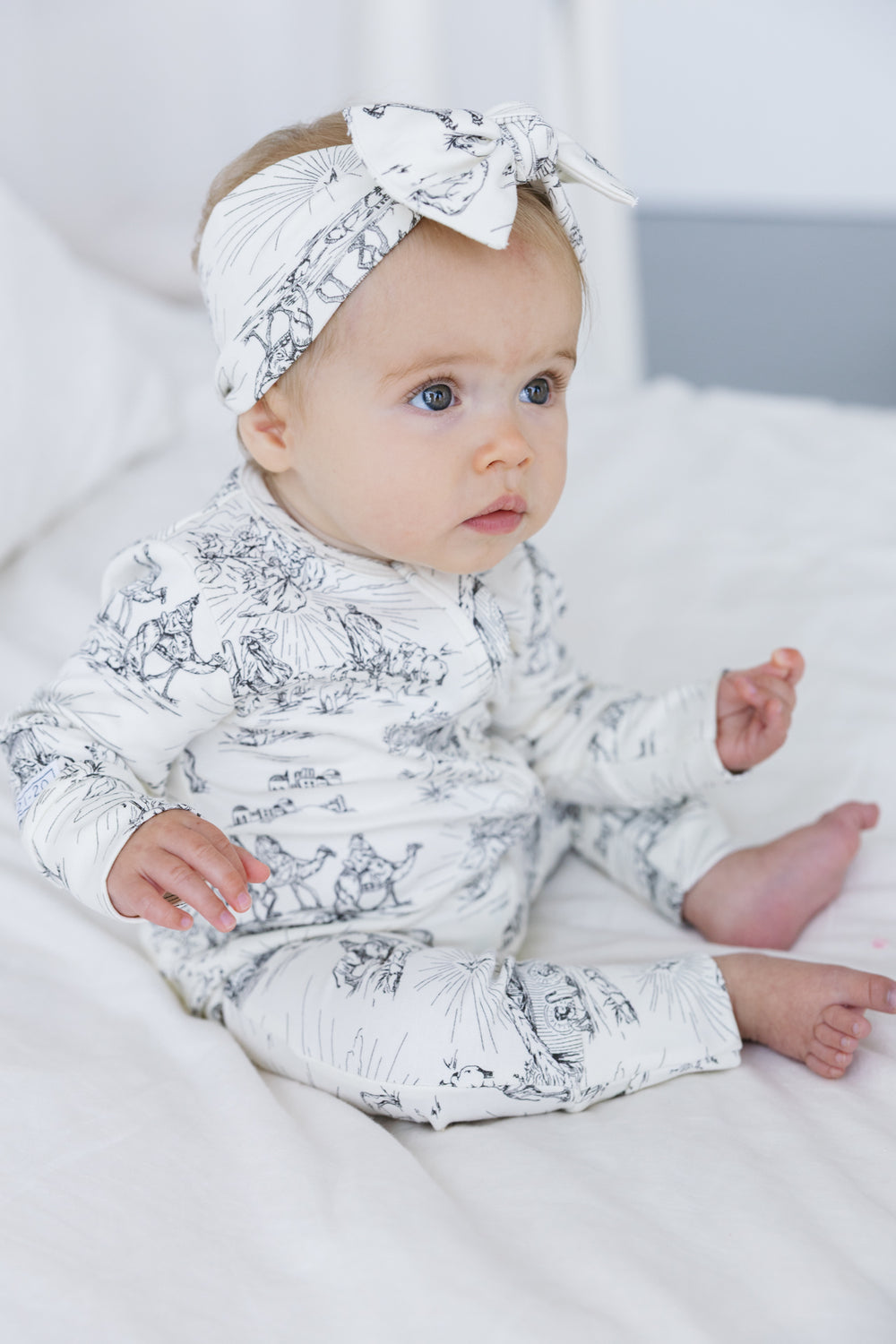 O Little Town of Bethlehem Headband Cotton