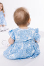 Birds of the Air Short Sleeve Twirl Dress Bodysuit Cotton