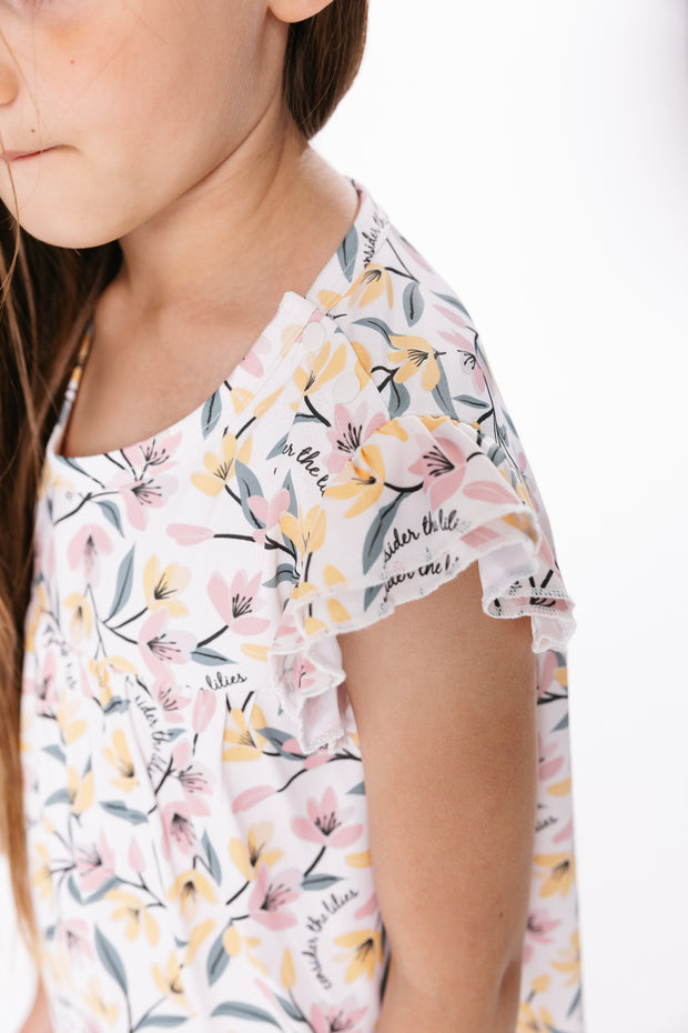 Consider the Lilies PJ Girls Nightgown Polyester