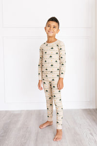 Glory to God Christmas PJ Long Sleeve & Pants Set Bamboo