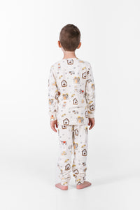 Away in a Manger PJ Long Sleeve Set Cotton