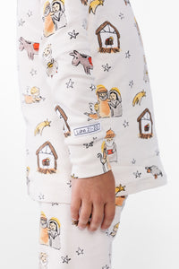Away in a Manger PJ Long Sleeve Set Cotton