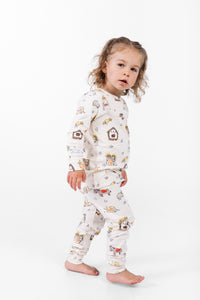 Away in a Manger PJ Long Sleeve Set Cotton