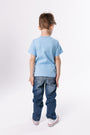 Kids Blue Prayer Pocket T-Shirt | Short Sleeve