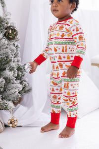 Sweet Baby Jesus Christmas PJ Footless Onesie Bamboo