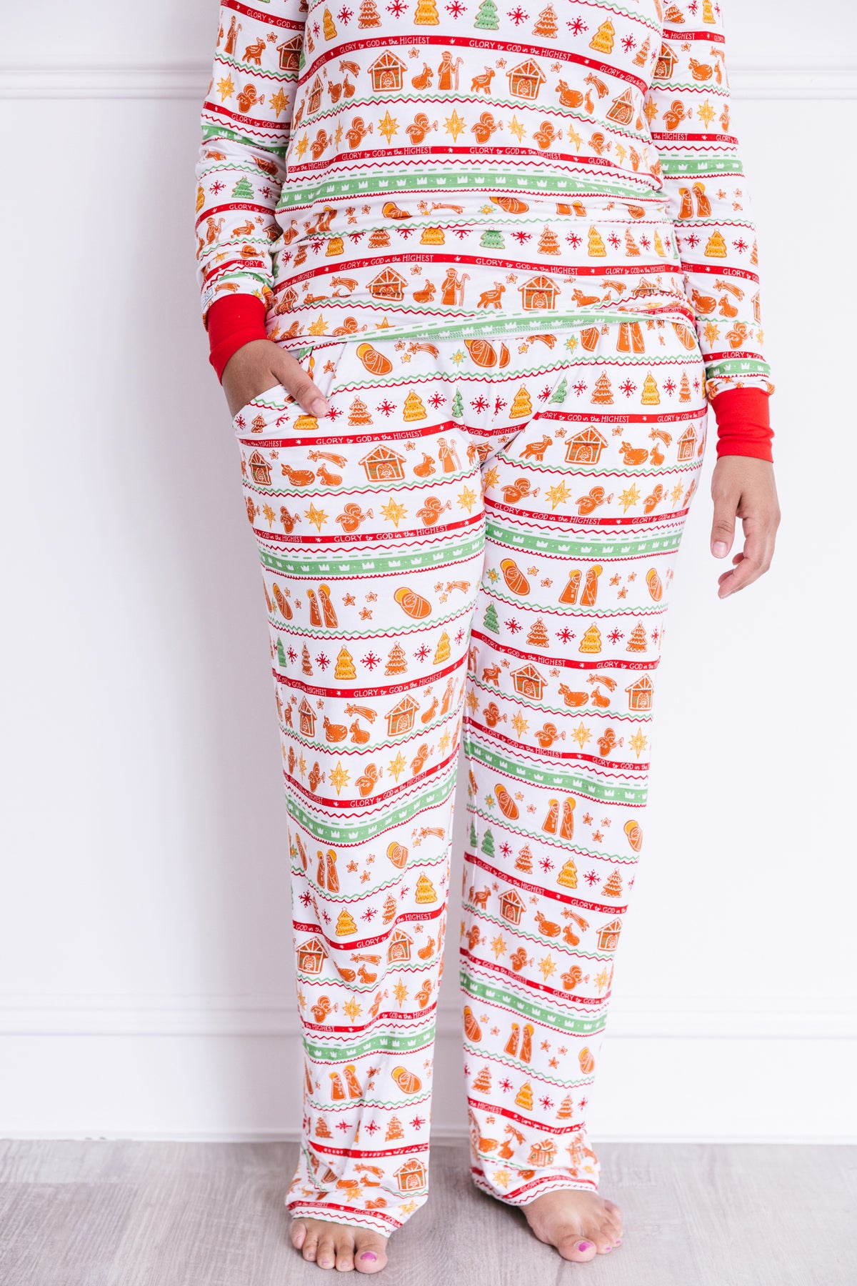 Sweet Baby Jesus Christmas Women's PJ Set Bamboo