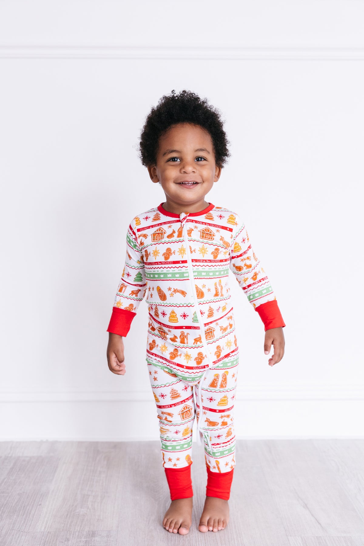 Sweet Baby Jesus Christmas PJ Footless Onesie Bamboo