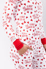 He First Loved Us Red Women's PJ Relaxed Set Cotton