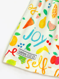 Fruit of the Spirit Short Sleeve Twirl Dress Bodysuit Cotton