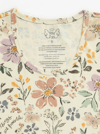 All Things Are Possible Womens PJ Jogger Set Ribbed Cotton/Bamboo Blend