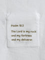Kids White Prayer Pocket T-Shirt | Long Sleeve