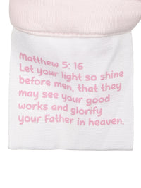 Kids Shine Prayer Pocket Heavenly Pink Leggings