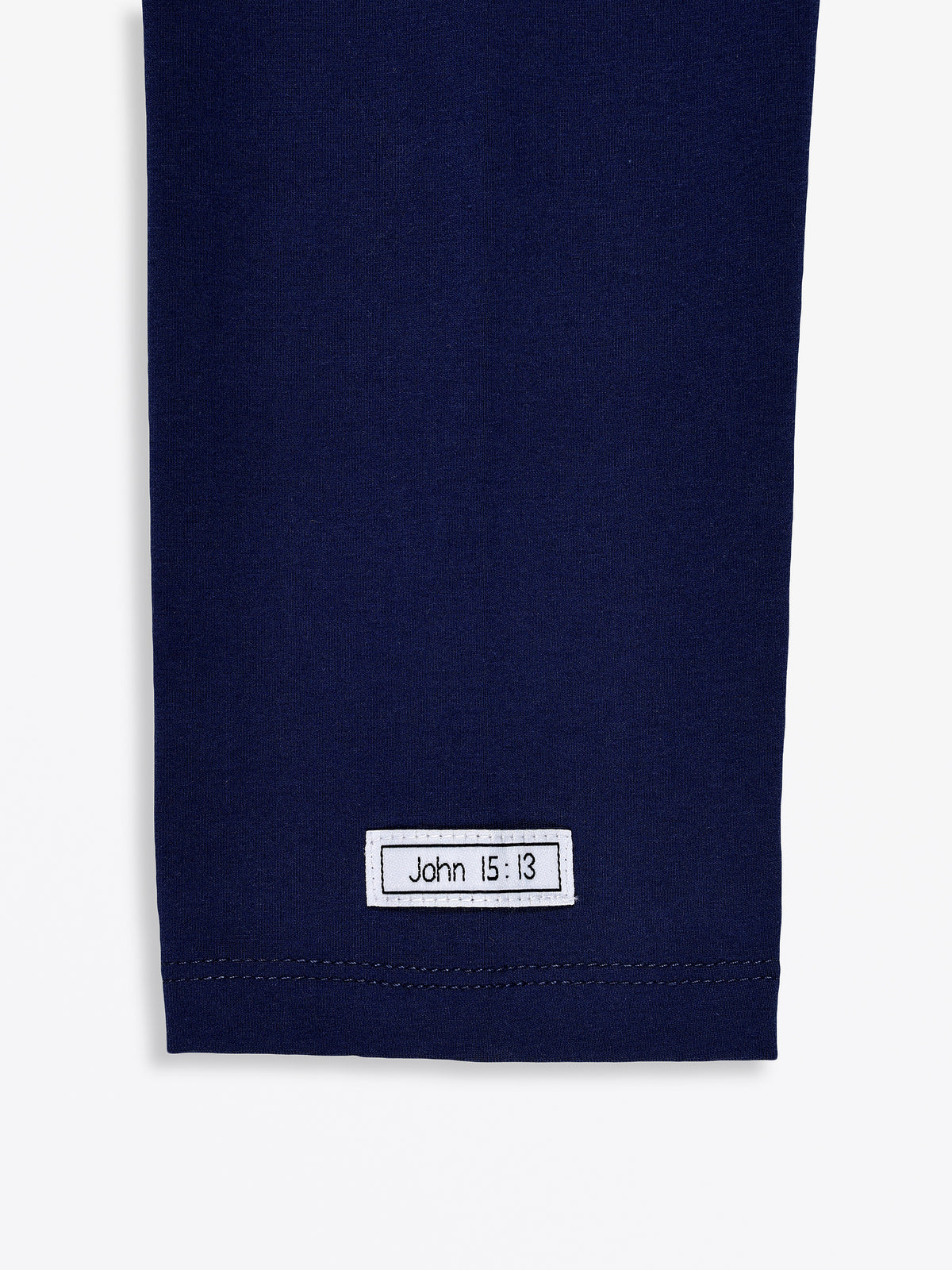 No Greater Love Blue Mens PJ Set Cotton