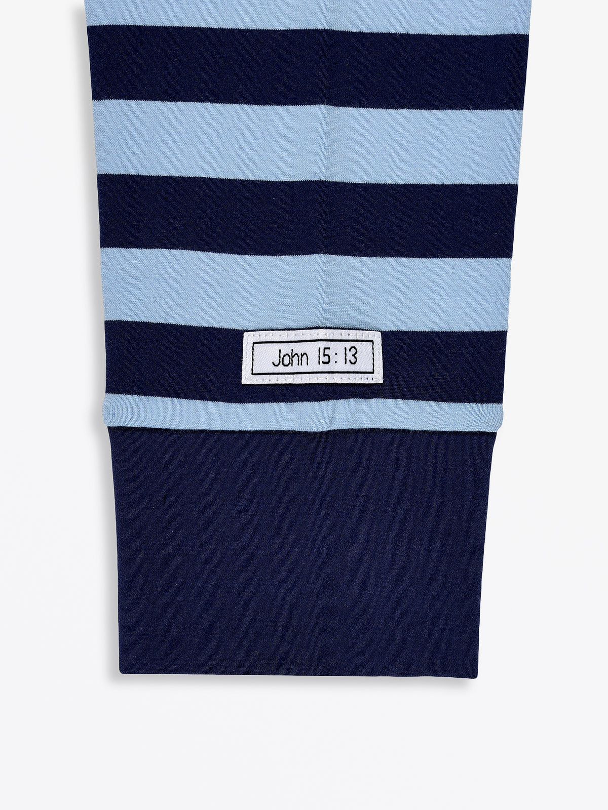 No Greater Love Blue Womens PJ Jogger Set Cotton