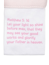 Baby Shine Prayer Pocket Heavenly Pink Leggings
