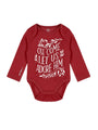 Baby Let Us Adore Him Bodysuit Cotton | Long Sleeve