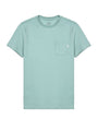 Kids Solid Teal Prayer Pocket T-Shirt Cotton | Short Sleeve