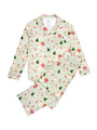Gingerbread Jesus PJ Womens Notch Collar Set Cotton