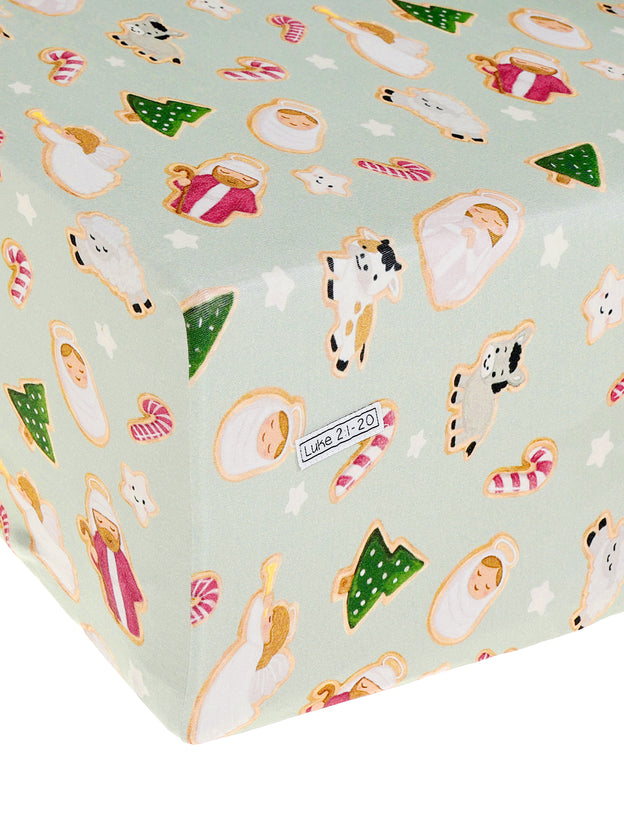 Gingerbread Jesus Bedsheet Cotton
