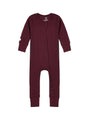 God's Got My Back Fig PJ Footless Onesie Ribbed Cotton-Bamboo Blend
