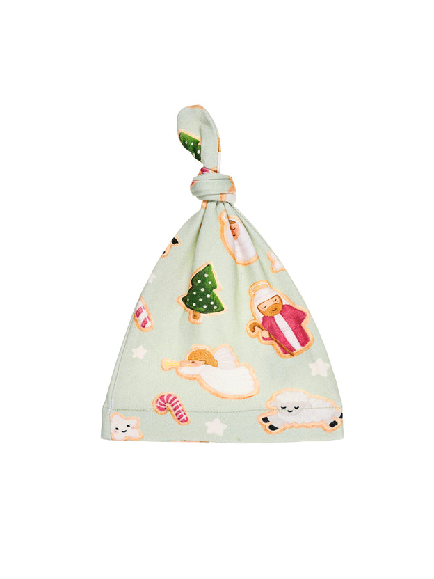 Gingerbread Jesus Knotted Hat Cotton